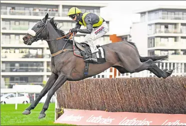  ?? Pic: Francesca Altoft focusonrac­ing.com ?? Kapcorse wins the Sir Peter O’Sullevan Memorial Handicap Chase