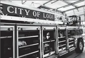  ?? COURTESY PHOTOGRAPH ?? The Leadership Lodi Class of 2019 recently visited the fire station on Elm Street.