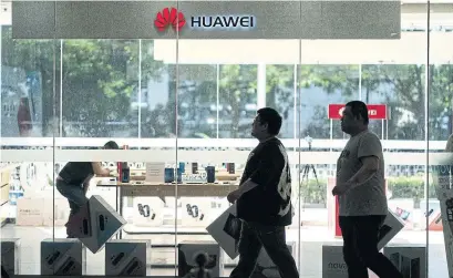  ?? FRED DUFOUR AFP/GETTY IMAGES ?? Huawei representa­tives said they’re confident they can prove it was actually CNEX that stole technology from the Chinese giant.