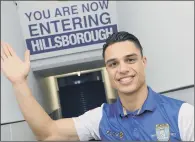  ??  ?? Dutchman Joey Pelupessy is unveiled as a new Sheffield Wednesday player last night.