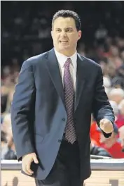  ?? Rick Scuteri
Associated Press ?? SEAN MILLER, Arizona’s basketball coach, is compliment­ary of UCLA after some veiled criticism.