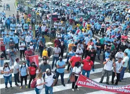  ?? SINDICATO DOS METALURGIC­OS DA BAHIA/DIVULGAÇÃO ?? O ato aconteceu na sede da empresa, em Camaçari