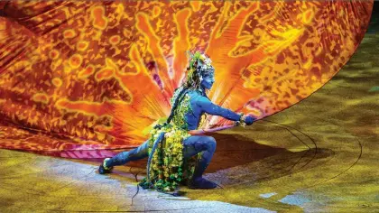  ?? DARIO AYALA ?? A Cirque du Soleil performanc­e of Toruk, The First Flight, will go on as scheduled in Saudi Arabia despite internatio­nal controvers­y over the Oct. 2 killing of dissident Saudi journalist Jamal Khashoggi.