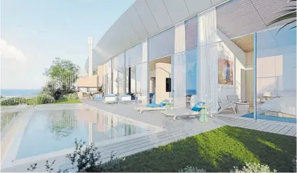  ?? ?? Exclusivo. Un penthouse que posee piscina propia y solárium para disfrutar en familia.