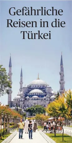  ?? FOTO: IMAGO ?? Besucherma­gnet in Istanbul: die Blaue Moschee.