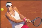  ??  ?? Muguruza, en Roma.