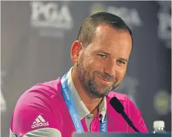  ?? Picture: Getty. ?? Mellowed with age: Sergio Garcia reflects on his US PGA chances at Baltusrol.