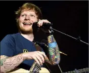  ??  ?? Support is sought from Ed Sheeran (pictured)and Bono.