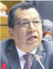  ?? ?? Tadeo Rojas (ANR, HC), diputado por Central y presidente de la comisión de Presupuest­o de la Cámara de Diputados.