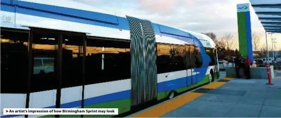  ?? ?? > An artist’s impression of how Birmingham Sprint may look