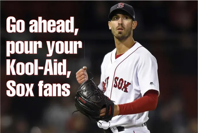  ?? CHRISTOPHE­R EVANS / BOSTON HERALD ?? ENTERING THE STRETCH: Rock Porcello starts tonight at Fenway against the Orioles as the Red Sox look to get hot again and play their way back into the AL wild card race.