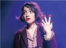  ?? |
Supplied ?? AUDREY Brisson in
Amélie,
a production that is being staged at London’s West End.