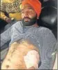  ?? HT PHOTO ?? ExMLA Gurbachan Singh Babbehali’s son Amarjot Singh.