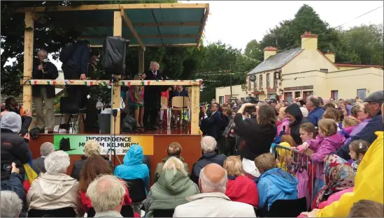  ??  ?? Museums are beginning to open up around the country, including the Independen­ce Museum in Kilmurry. Pictured is the official opening in Kilmurry during Heritage Week 2016 by Uachtarán na hÉireann Michael D. Higgins.