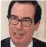  ?? LEFT BY AFP/GETTY IMAGES; RIGHT BY OLIVIER DOULIERY/ABACA PRESS/TNS ?? Treasury Secretary Steven Mnuchin, left, and Federal Reserve Chairman Jerome Powell.