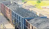  ?? HT FILE PHOTO ?? A coal train usually gets up to 84 wagons.