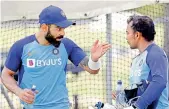  ?? AP ?? Virat Kohli (left) and Prithvi Shaw ahead of the second Test against New Zealand in Christchur­ch. —