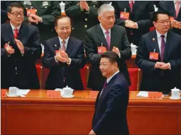  ??  ?? XI JINPING. El presidente chino ratificó su liderazgo por, al menos, otros cinco años.