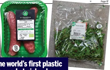  ??  ?? Alternativ­es: Some of Ekoplaza’s plastic-free food packaging