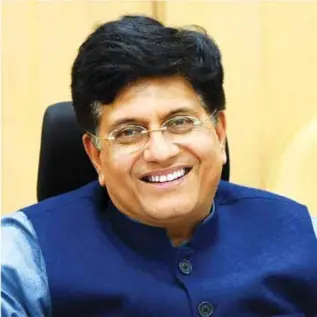  ??  ?? Railways Minister, Shri Piyush Goyal