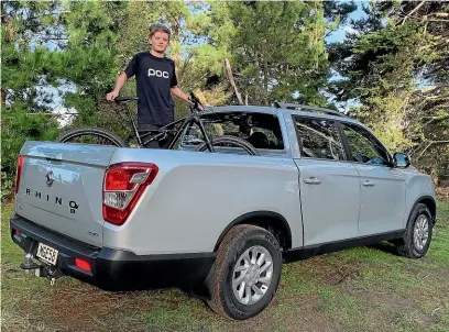  ?? PHOTOS: DAVID LINKLATER/STUFF ?? Can you do this with a Ford Ranger or Toyota Hilux? Not on your lifestyle.