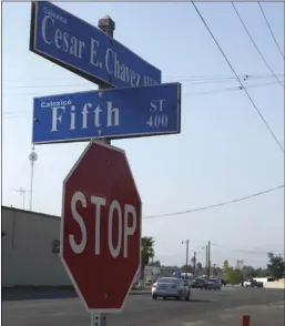  ?? PHOTO ARTURO BOJORQUEZ ?? The Calexico City Council this week awarded a $6,022,219 contract to Pyramid Constructi­on and Aggregates Inc., of Heber, for the constructi­on of improvemen­ts to Cesar Chavez Boulevard intended to improve connectivi­ty with the Calexico-West Port of Entry.