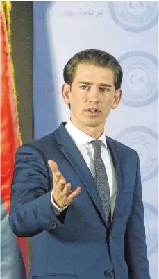  ?? FOTO: DPA ?? Österreich­s Außenminis­ter Sebastian Kurz wird als neuer ÖVP-Chef gehandelt – doch im jetzigen Zustand sei der Posten innerhalb der konservati­ven Partei für ihn nicht „attraktiv genug“.