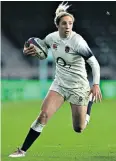  ??  ?? Coming of age: Abigail Dow can stamp her authority on the Six Nations this year