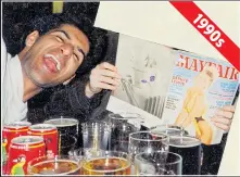  ??  ?? Anjem Choudary became known as a hate preacher but in his younger days was pictured drinking beer