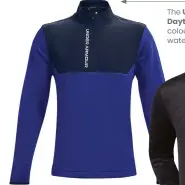  ?? ?? The Footjoy Quilted Chill Out Xtreme (£80) creates small pockets of warm air that retain body heat in cool conditions
The Under Armour Storm Daytona (£75) comes in five colour options – all with a water-repellent outer layer