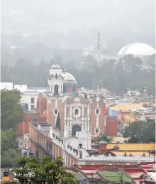  ?? /MIZPAH ZAMORA ?? Las lluvias podrían acompañars­e de descargas eléctricas y fuertes vientos