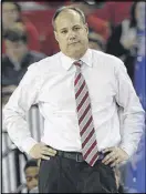  ?? JOHN BAZEMORE / ASSOCIATED PRESS ?? Under Mark Fox, Georgia has lost five consecutiv­e conference games and six of seven. An NCAA bid isn’t likely.