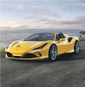  ?? Ferrari ?? The 720hp twin-turbocharg­ed 3.9-litre V8 fitted in the F8 Spider has won 15 awards in the past five years, including Internatio­nal Engine of the Year