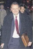  ?? The Post Standard, Jim Commentucc­i / Associated Press archive ?? Alexander Salvagno, leaves the James m. Hanley federal Building with, from left, attorney richard m. Asche, raul Salvagno and attorney russell m. Gioiella in 2004.