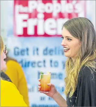  ??  ?? Readers and staff gather at the Friends HQ in Dundee last week to celebrate