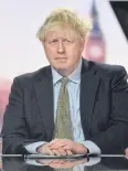  ?? REUTERS ?? Prime Minister Boris Johnson appears on BBC TV yesterday.