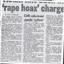  ??  ?? WRONGHEADE­D: Daily News columnist Mike McAlary (below) wrote columns implying that a rape victim was lying in 1994, while The Post (above) took the victim seriously.