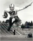  ?? Provided by the University of Colorado ?? Carroll Hardy, a three-sport star at Colorado, played in both the NFL and Major League Baseball.