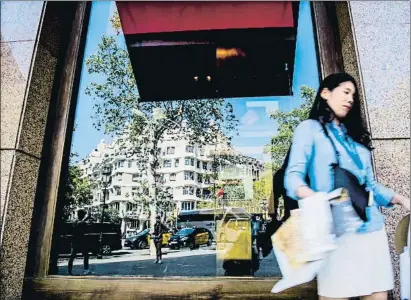  ?? XAVIER CERVERA ?? El paseo de Gràcia concentra la oferta de lujo de la ciudad