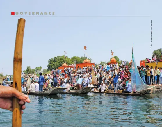  ??  ?? Protests gather pace across Narmada Valley after the Supreme Court allows the Sardar Sarovar Dam to operate at its full capacity and asks the government to relocate all affected families by July 31