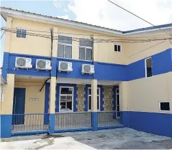  ??  ?? The recently refurbishe­d administra­tive block at the Linstead Public Hospital.