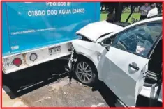  ??  ?? Los daños materiales fueron de 100 mil pesos