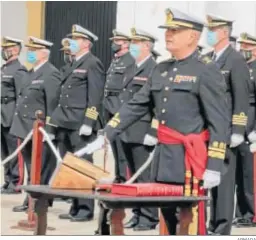  ?? ARMADA ?? El general de brigada Souto Aguirre jura como nuevo comandante del TEAR.