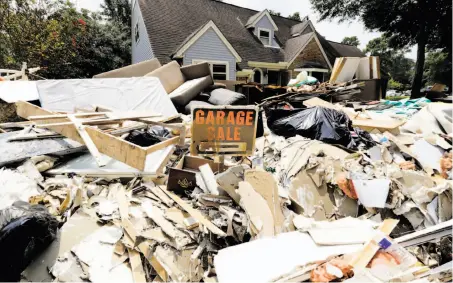  ?? David J. Phillip / Associated Press ?? When homes are wiped out like this one in Spring, Texas, an inventory can at least make it easier to file insurance claims.