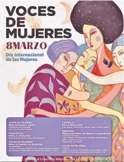  ?? D.A. ?? Cartel del Programa Voces de Mujeres.