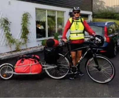  ?? FOTO: PRIVAT ?? Arne Sauar (bildet) oppfordrer pensjonist­er til å bli med på el-sykkelture­r.