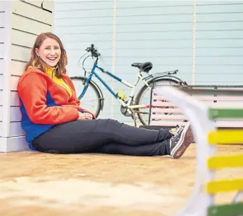  ?? ?? GENDER BIAS: Eilidh Sykes is aiming her new outdoors shop at the female market.