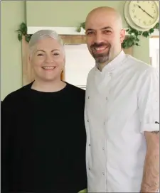  ??  ?? Mary Sweeney and Paul Monaghan at FEED café in Riverstown.