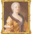  ?? FOTO: DPA ?? Ein Gemälde von Maria Theresia von Österreich von Jean-Etienne Liotard aus dem Jahr 1743.