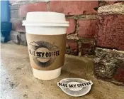  ?? NATALIE JONES / STAFF ?? Blue Sky Coffee, a new coffee shop and creative space, is expected to open in December across from Wright State University.